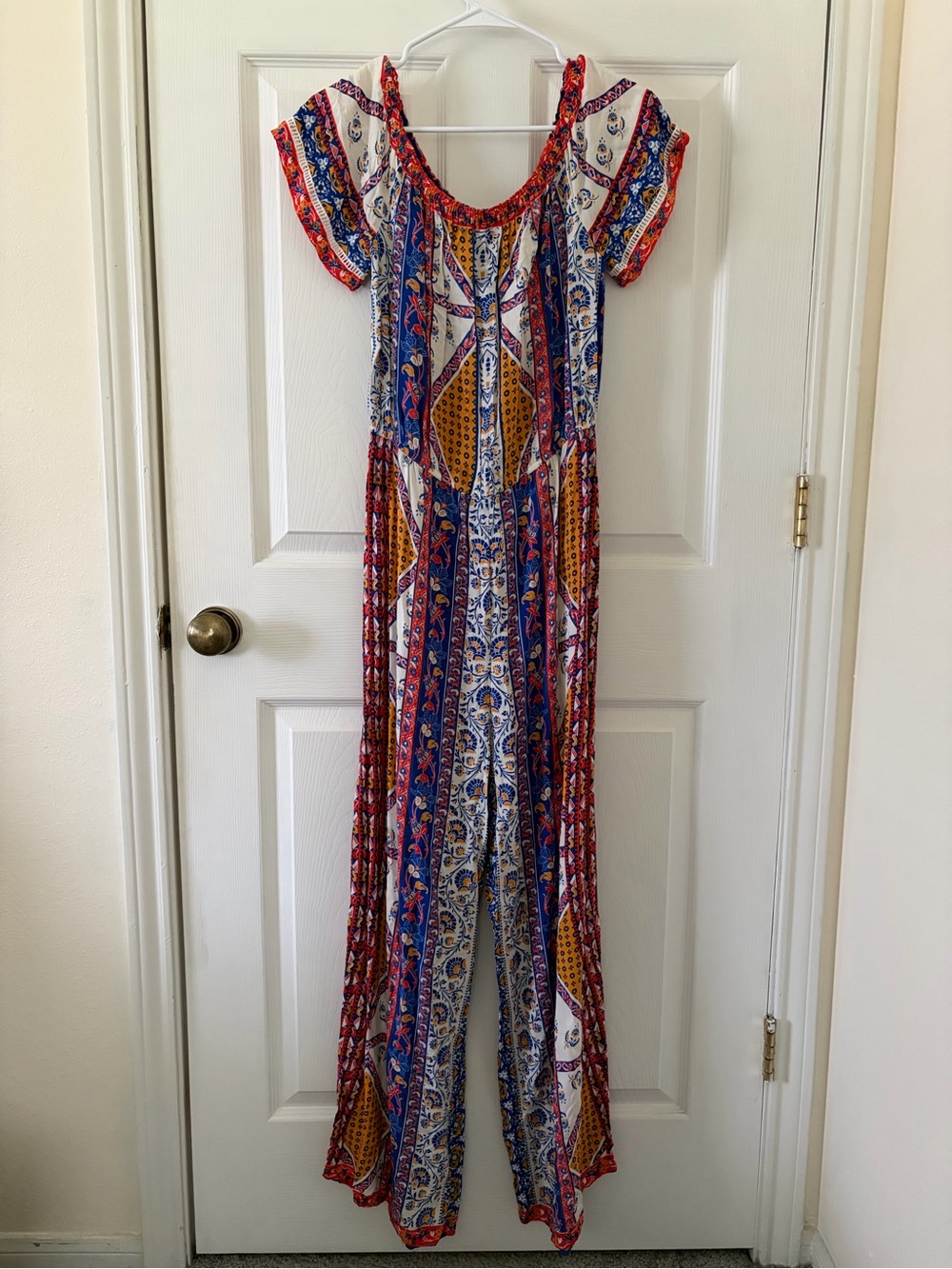Flying Tomato Multicolor Boho Print Jumpsuit
